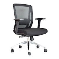 Silla de Oficina Ergonomica Delphi Synchro Negro Gerente Ofideas